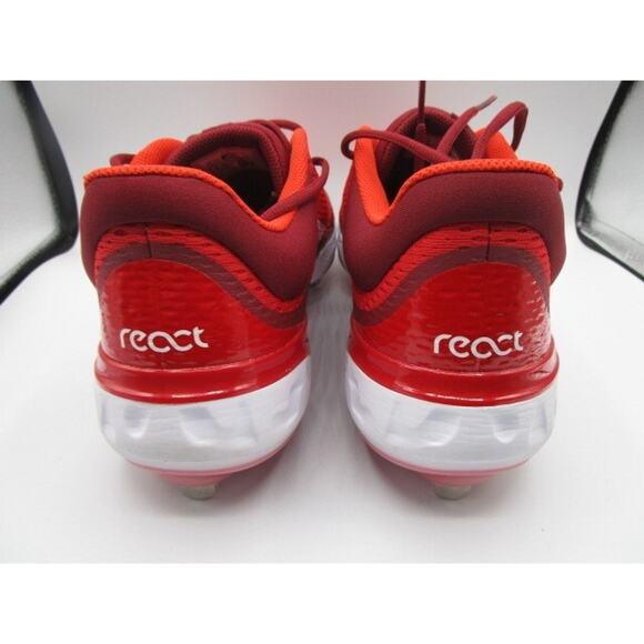 Nike Alpha Huarache Elite 4 Low Red Baseball Cleats Men/s Size 13 DJ6521-616 - Picture 3 of 5